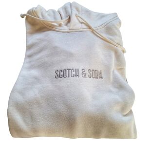 Scotch & Soda // M's Relaxed Fit Colorblock Hoodie // XL // Beige